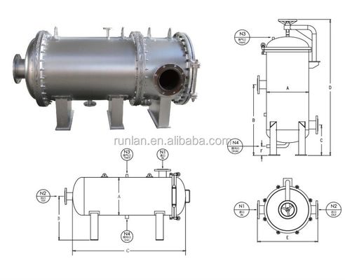 Industry High Flow Cartridge Filter Equipment Customizable and for Water Filtration