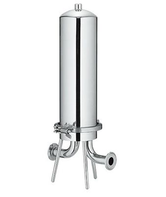 Sanitary Stainless Steel 304/316L Bottom Cartridge Filter Housing for Liquid Filtration