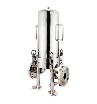 Sanitary Stainless Steel 304/316L Bottom Cartridge Filter Housing for Liquid Filtration