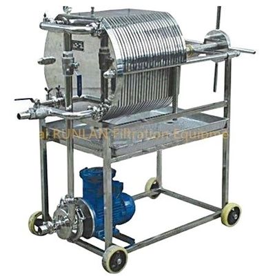 Lab SUS304/SUS316L Plate and Frame Pressure Filtration Equipment with Movable Design