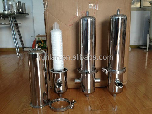 Precision Cartridge Filter For Food Industry In Stainless Steel Filter Housing