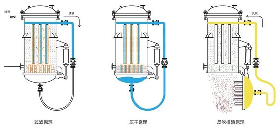 Cooking Oil Filtration Leaf Filter with 0.6Mpa Pressure and Water Purification Function