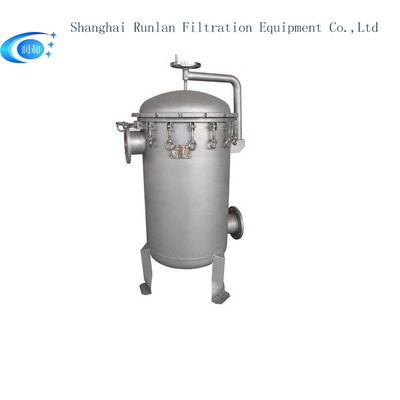 Water Treatment Stainless Steel Bag Filter Housing with O-Type Seal Ring and Durable