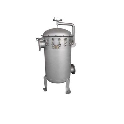 Water Treatment Stainless Steel Bag Filter Housing with O-Type Seal Ring and Durable