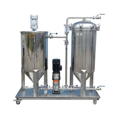 0.2-50um Pore Size Kieselguhr Filter For Carbonated Beverage Processing