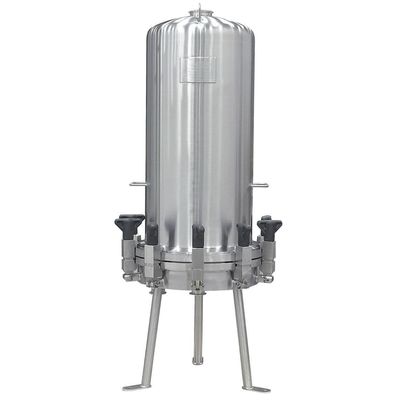 Stainless Steel Pre Water Filtration System 304 316 SS 10 20 inch Single Cartridge Filter Housing