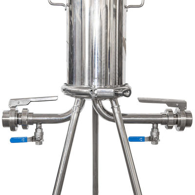 Stainless Steel Pre Water Filtration System 304 316 SS 10 20 inch Single Cartridge Filter Housing