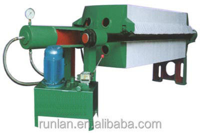 Food Beverage PLC Control Filter Press with and Automatic Plate Pulling Customized Filter Area