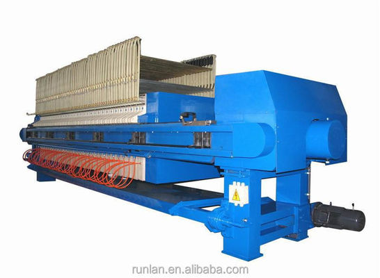 Food Beverage PLC Control Filter Press with and Automatic Plate Pulling Customized Filter Area