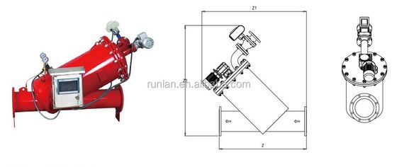 Stainless Steel Filter Cartridges Automatic Backwash Filter System for 80-2700W Power