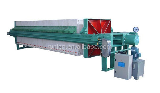 220-1056L Plate Frame Type Hydraulic Stainless Filter Press Machine for Waste Water