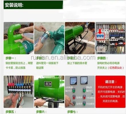 RH-500 Carbon Steel Stainless Steel Animal Waste Dewatering Machine for Cow Pig and Manure