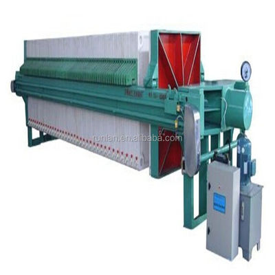 5.5kw Semi-automatic Hydraulic Plate and Frame Sludge Oil Filter Press Machine for Durable