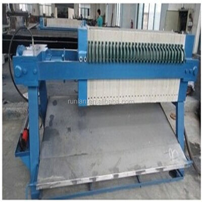 5.5kw Semi-automatic Hydraulic Plate and Frame Sludge Oil Filter Press Machine for Durable