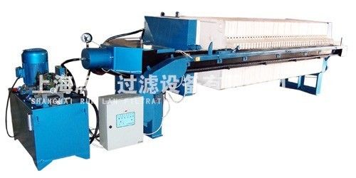 5.5kw Semi-automatic Hydraulic Plate and Frame Sludge Oil Filter Press Machine for Durable