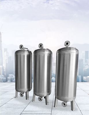1000L Horizontal Type Stainless Steel Water Storage Tank with SUS304/SUS316L Material