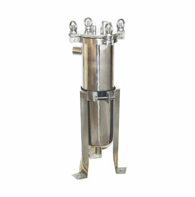 Stainless Steel Single Bag Filter Housing for Waster Water Treatment Low Maintenance
