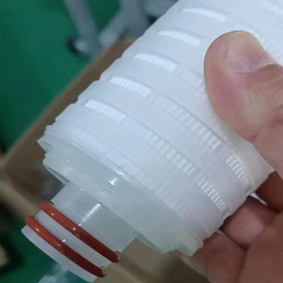 Garment Shops 0.1 20um High Dirt and High Flow Rate PP Pleated Folding Filter Cartridge