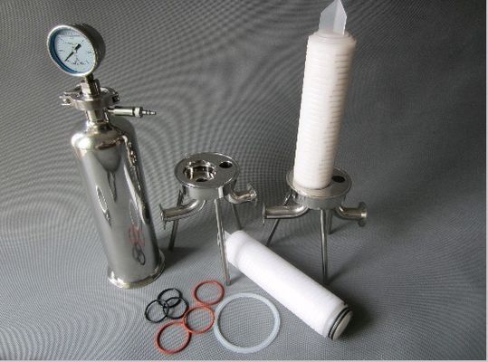 High Pressure Stainless Steel Filter Bag Housing 62KG Weight Ideal for Garment Shops
