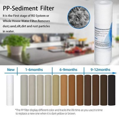 Sediment Water Filtration Cartridge for Industrial-Grade Applications PP Material