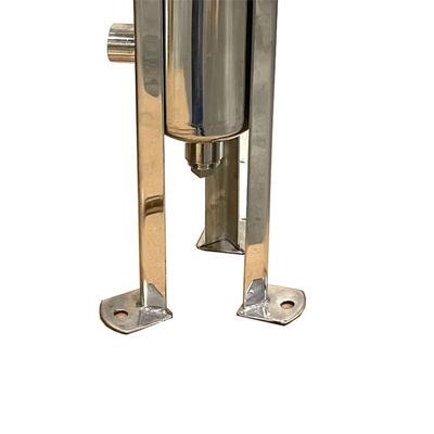 Stainless Steel Bag Filter Housing for Hotels 62KG Weight NPT Inlet 100 psi Pressure