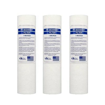 10 Inch PP Sediment Filter Cartridge for Water Purification 1 kg Weight Long Lifespan