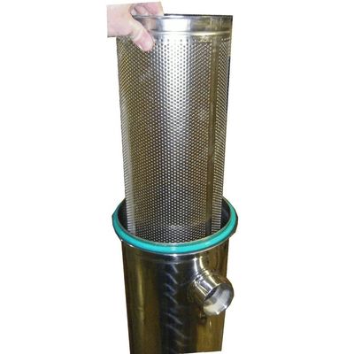 62KG Construction Works 304 Stainless Steel Bag Filter Housing Dual Side or Bottom 2 Inch NPT Outlet 150 psi