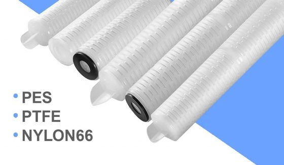 PP/Pes/PTFE/PVDF/Nylon Pleated Depth Filter Cartridges for Printing Shops 1 kg Weight
