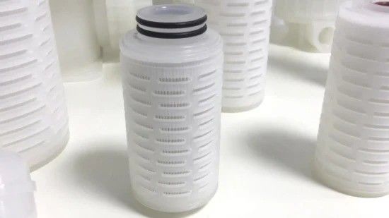 Printing Shops PTFE Membrane Micro Pleated Filter Cartridge with 10*10*30cm Size