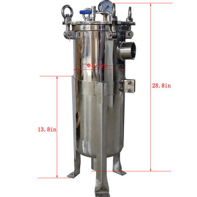 Upgrade Your Solid-Liquid Separation with 304 Stainless Steel Bag Filter Housing