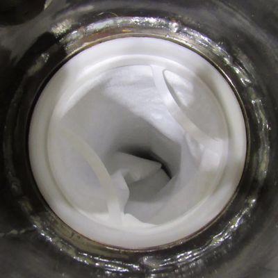 2 Size Energy Mining Polyester Felt Liquid Filter Bags 0.5 Micron Polypropylene Ring