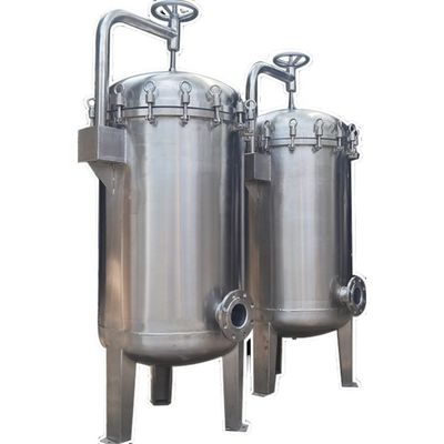 62KG 304 Stainless Steel Bag Filter Housing for Solid-Liquid Separation in Printing Shops