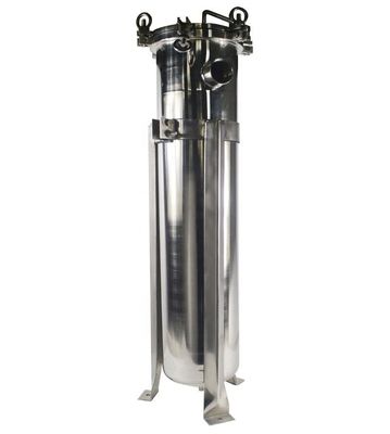 High Pressure Bag Filter Housing for Hotels 62KG Weight 304 Stainless Steel Material