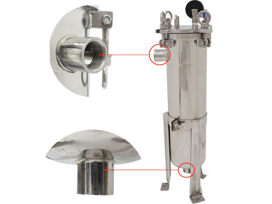 304 Stainless Steel Bag Filter Housing for Oil and Gas Industry Explosion-Proof 30 LPM