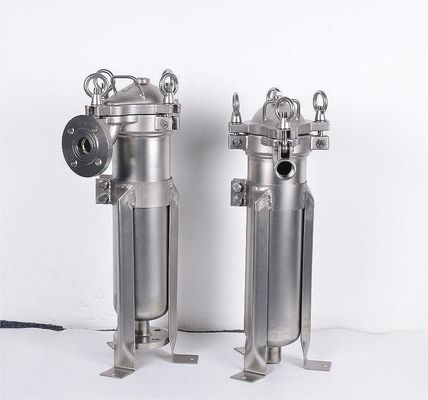 High Flow 304 Stainless Steel Bag Filter Housing for Energy Mining 10-inch 20-inch 62KG
