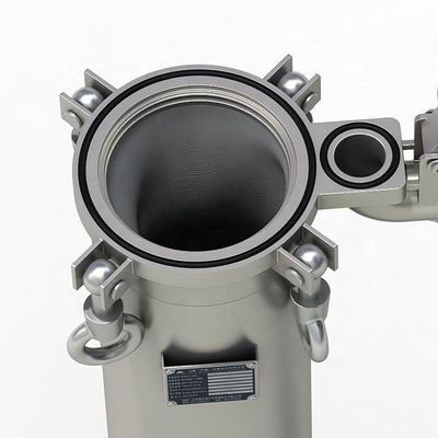 Weight KG 62 Turtle-Back Single-Bag Filter Housing for Filtration in Food Beverage Shops