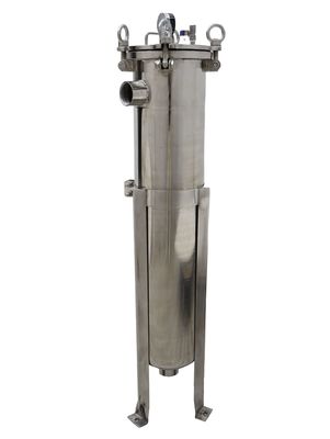 Weight KG 62 Turtle-Back Single-Bag Filter Housing for Filtration in Food Beverage Shops