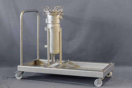 Food Beverage Shops 62KG Stainless Steel Bag Filter Housing for Industrial Filtration