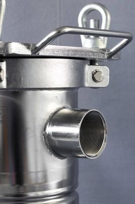 Food Beverage Shops 62KG Stainless Steel Bag Filter Housing for Industrial Filtration
