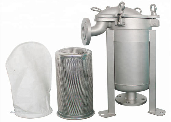 304/316L Stainless Steel Bag Filter Housing 62KG Weight for Industrial Applications