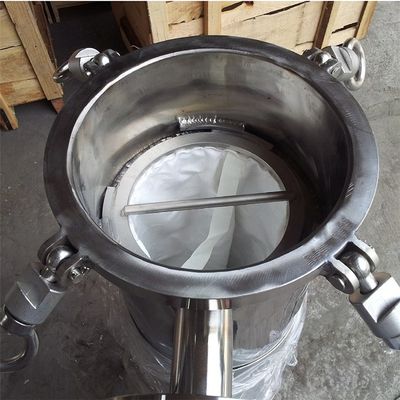 62KG Industrial Pressure Fluid Filter Bag Housing in 304 Stainless Steel for Farms