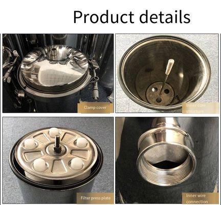 62KG Stainless Steel Bag Filter for Diesel Chemical Sewage in Manufacturing Plant