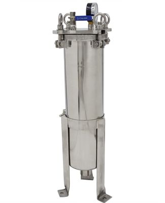 62KG 304 Stainless Steel Bag Filter Housing for Solid-Liquid Separation Tool 120PSI
