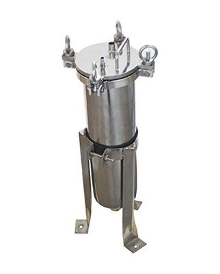 62KG 304 Stainless Steel Bag Filter Housing for Solid-Liquid Separation Tool 120PSI