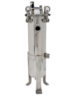 62KG 304 Stainless Steel Bag Filter Housing for Solid-Liquid Separation Tool 120PSI