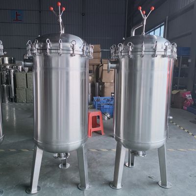 Liquid Purification 62KG Stainless Steel Bag Filter With Core Components