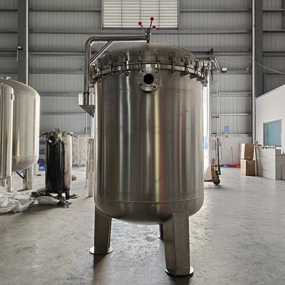 Liquid Purification 62KG Stainless Steel Bag Filter With Core Components
