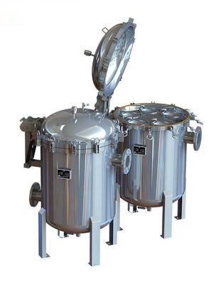 62KG Weight Modular SS Bag Filter Housing with Adjustable Inlet/Outlet Connections