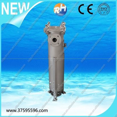 Stainless Steel 304/316L Liquid Filter Cylinder Shape Filter Housing for Industrial