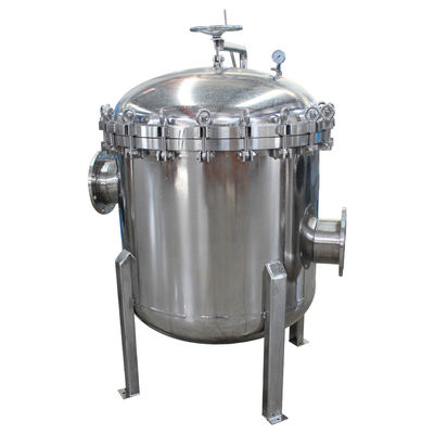 1-100micron Micron Rating Multi-bag Liquid Filter Housing for Screw Thread Connection